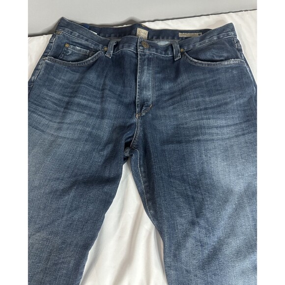 Citizens of Humanity Size 36x33 Evans Blue Straight leg Jeans Made in USA EUC - Picture 3 of 8
